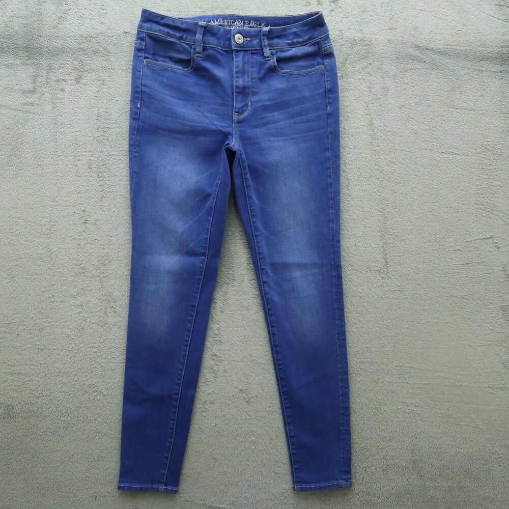 American Eagle Jeans Women's Size 6R Blue High-Rise Jegging Denim 28" Inseam